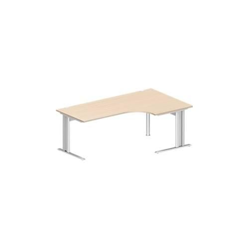 4250510838006 - Pure Winkelschreibtisch PLANOVA BASIC 90° Winkel rechts C-Fuß B 2000 x T 1200 800 x H 717 mm Ahorn weiß + Kabelkanal 4250510838006 - Pure Winkelschreibtisch PLANOVA BASIC 90° Winkel rechts C-Fuß B 2000 x T 1200 800 x H 717 mm Ahorn weiß + Kabelkanal
