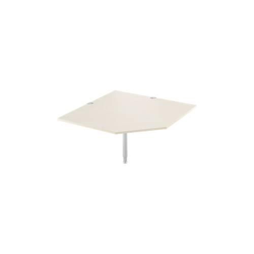 4250510819456 - Systemwinkelplatte CAD Fuß B 1200 mm x T 1200 mm Ahorn weißalu