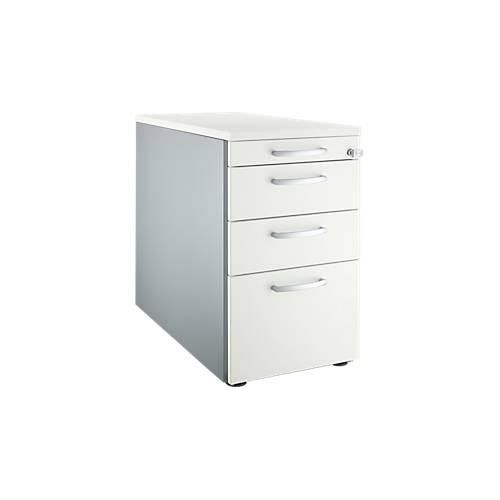 4052941510052 - Genius Standcontainer 1336 mit Griff rund B 435 x H 717 mm weißalu weißalu weiß