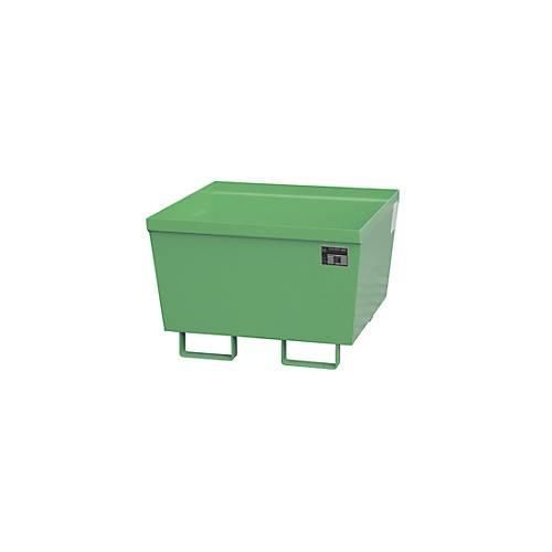 4052462033481 - eurokraft pro Stahl-Auffangwanne mit Randprofilierung LxBxH 800 x 800 x 545 mm ohne Rost grün RAL 6011 4052462033481 - eurokraft pro Stahl-Auffangwanne mit Randprofilierung LxBxH 800 x 800 x 545 mm ohne Rost grün RAL 6011