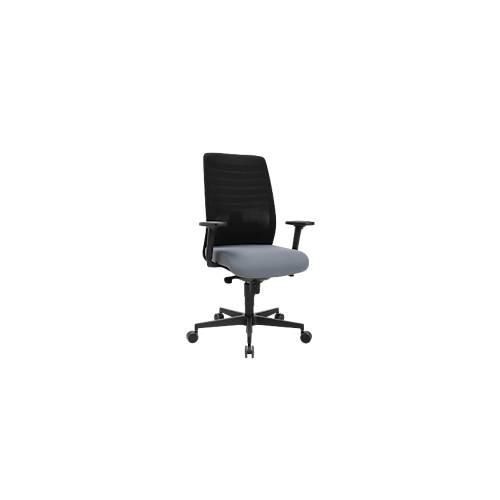 4014296931111 - Genius Bürostuhl SSI Lady Proline mit Armlehnen 3D-Punktsynchronmechanik Wellnesssitz 3D-Netz-Rückenlehne schwarz grau 4014296931111 - Genius Bürostuhl SSI Lady Proline mit Armlehnen 3D-Punktsynchronmechanik Wellnesssitz 3D-Netz-Rückenlehne schwarz grau