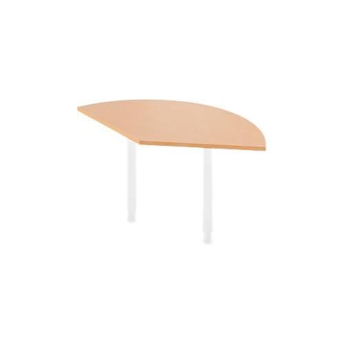 4250510836033 - Ansatztisch B 800 x T 800 mm Buche-Dekor weiß 4250510836033 - Ansatztisch B 800 x T 800 mm Buche-Dekor weiß