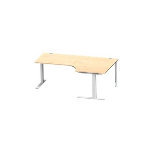 4250510876572 - Genius Winkelschreibtisch MODENA FLEX 90° C-Fuß-Rechteckrohr B 2000 mm Ansatz rechts Ahorn weißalu 4250510876572 - Genius Winkelschreibtisch MODENA FLEX 90° C-Fuß-Rechteckrohr B 2000 mm Ansatz rechts Ahorn weißalu
