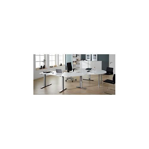 4250510836644 - Ansatztisch 135° B 800 x T 800 mm weiß weißalu 4250510836644 - Ansatztisch 135° B 800 x T 800 mm weiß weißalu