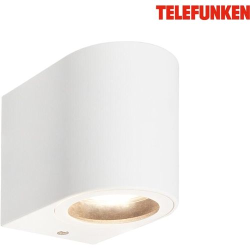 4059709005652 - Led Wandlampe Spritzwasserschutz On Off via Wandschalter Weiß Maße 8 x 7 x 9 cm - Telefunken