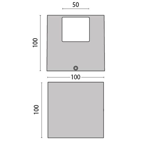 8018367612264 - Performance in Lighting LED-Wandleuchte 303348 in Grau 4WB 3000K