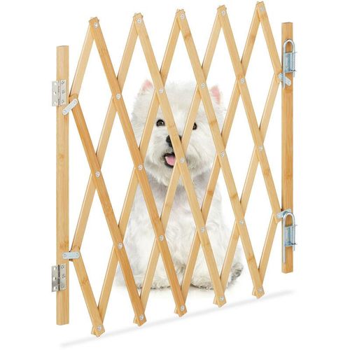 4052025452742 - Hundeabsperrgitter ausziehbar bis 96 cm 485-60 cm hoch Bambus Hunde Schutzgitter für Treppe & Tür natur - Relaxdays 4052025452742 - Hundeabsperrgitter ausziehbar bis 96 cm 485-60 cm hoch Bambus Hunde Schutzgitter für Treppe & Tür natur - Relaxdays