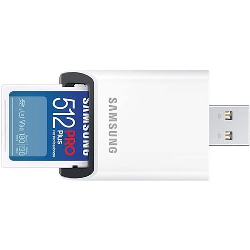 8806094788006 - SDXC-Speicherkarte pro Plus (2023) 512GB inkl USB-Kartenleser - Samsung