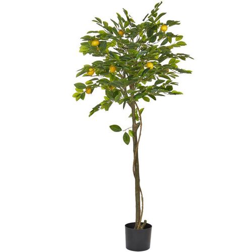 4255664873149 - Beliani - Kunstpflanze Zitronenbaum Grün 156 cm im Blumentopf Künstlich Indoor Dekoration Wohnaccessoires