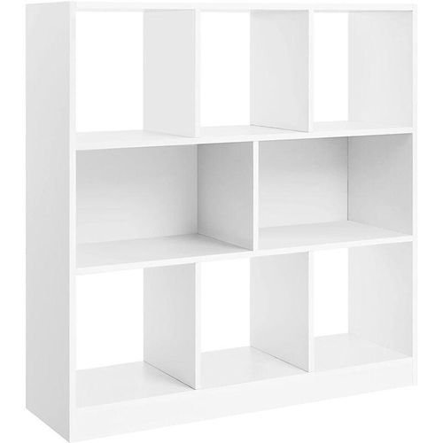 6955880301584 - Bücherregal Bücherregal aus Holz mit offenem Stauraum freistehender Wohnzimmerschrank Schlafzimmer Kinderzimmer 975 x 30 x 100 cm Weiß LBC52WT 6955880301584 - Bücherregal Bücherregal aus Holz mit offenem Stauraum freistehender Wohnzimmerschrank Schlafzimmer Kinderzimmer 975 x 30 x 100 cm Weiß LBC52WT