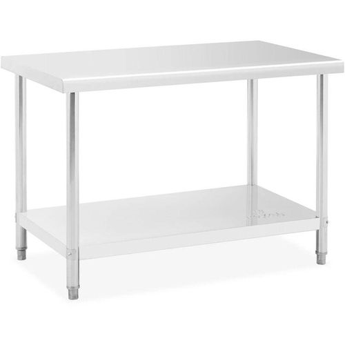 4250928691897 - Royal Catering - Arbeitstisch Aus Edelstahl 120X70X85cm Gastro Küchentisch Tisch Edelstahltisch