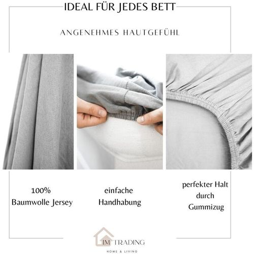 4255698268560 - Cofi 1453 - Jersey Spannbettlaken 100% Baumwolle 90-100x200 cm + 25 cm Rundumgummizug Blau 4255698268560 - Cofi 1453 - Jersey Spannbettlaken 100% Baumwolle 90-100x200 cm + 25 cm Rundumgummizug Blau