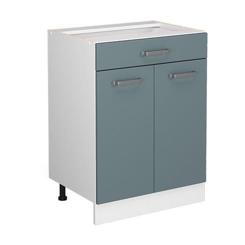 4066731400317 - Küchenschrank mit Schublade R-Line Blau-Grau 60 cm ap Marmor Vicco 4066731400317 - Küchenschrank mit Schublade R-Line Blau-Grau 60 cm ap Marmor Vicco