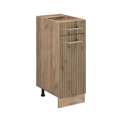 4066731409792 - Küchenunterschrank R-Line Artisan-Eiche 30 cm  ap Anthrazit Vicco