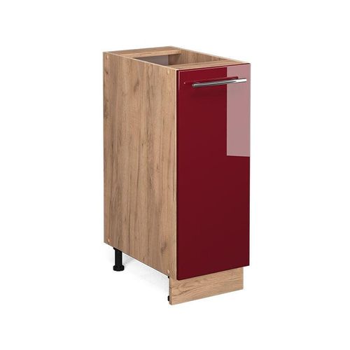 4066731384693 - Apothekerschrank Fame-Line Bordeaux Hochglanz 30 cm  ap Anthrazit Vicco