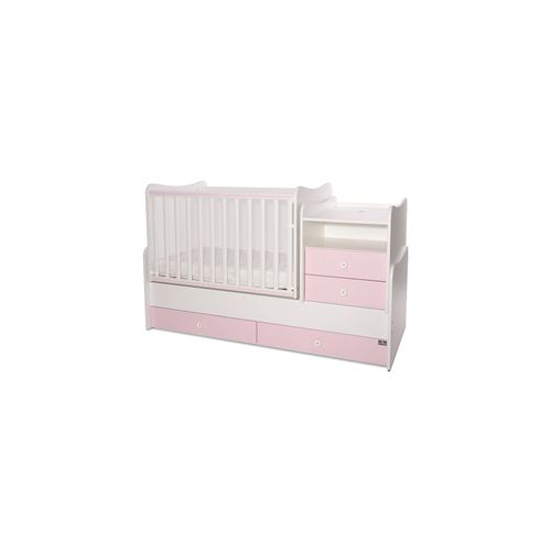 3800166104416 - Baby- Jugendbett Combo umbaubar 2 Kinder gleichzeitig Schaukelfunktion pink 3800166104416 - Baby- Jugendbett Combo umbaubar 2 Kinder gleichzeitig Schaukelfunktion pink