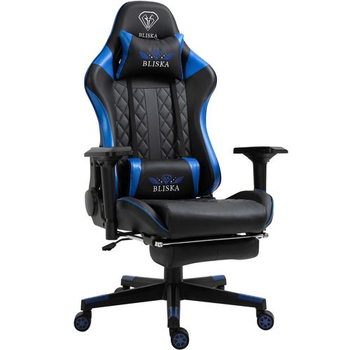 4250931565581 - Gaming Stuhl Chair Racing mit Fußstütze und ergonomsichen 4D-Armlehnen