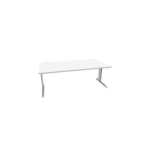 4250510838334 - Pure Schreibtisch PLANOVA BASIC Rechteck C-Fuß B 2000 x T 1000 x H 717 mm weiß weißaluminium + Kabelkanal 4250510838334 - Pure Schreibtisch PLANOVA BASIC Rechteck C-Fuß B 2000 x T 1000 x H 717 mm weiß weißaluminium + Kabelkanal