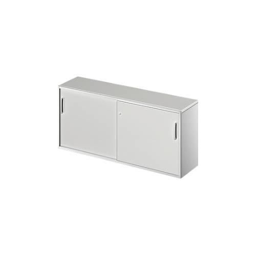 4051273737281 - Genius Beistellschrank TETRIS SOLID 2 OH in Schreibtischhöhe B 1600 mm 25 mm Abdeckplatte lichtgrau weißalu 4051273737281 - Genius Beistellschrank TETRIS SOLID 2 OH in Schreibtischhöhe B 1600 mm 25 mm Abdeckplatte lichtgrau weißalu