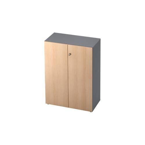 4032062157893 - Aktenschrank TOPAS LINE 3 Ordnerhöhen Türen abschließbar graphit Eiche-Dekor 4032062157893 - Aktenschrank TOPAS LINE 3 Ordnerhöhen Türen abschließbar graphit Eiche-Dekor