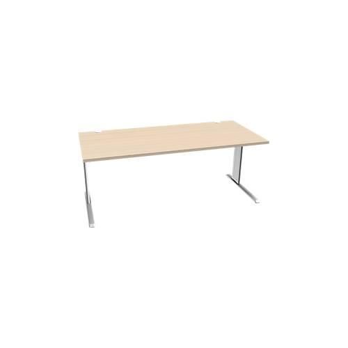 4250510837443 - Pure Schreibtisch PLANOVA BASIC Rechteck C-Fuß B 1800 x T 800 x H 717 mm Ahorn weiß + Kabelkanal 4250510837443 - Pure Schreibtisch PLANOVA BASIC Rechteck C-Fuß B 1800 x T 800 x H 717 mm Ahorn weiß + Kabelkanal