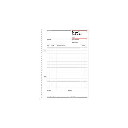 4004360910722 - sigel Rapport Regiebericht Formularbuch RP510 - 1 x 100 Blatt 4004360910722 - sigel Rapport Regiebericht Formularbuch RP510 - 1 x 100 Blatt