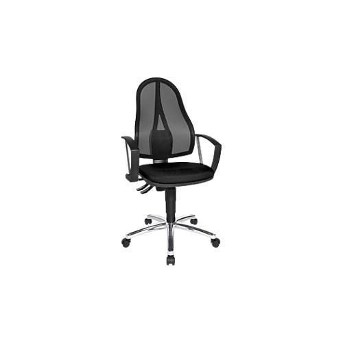 4014296086552 - Bürostuhl Point Net Permanentkontakt m Armlehnen verstellbarer Netzrücken schwarz 4014296086552 - Bürostuhl Point Net Permanentkontakt m Armlehnen verstellbarer Netzrücken schwarz