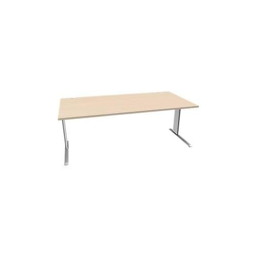 4250510838099 - Pure Schreibtisch PLANOVA BASIC Rechteck C-Fuß B 2000 x T 1000 x H 717 mm Ahorn weißaluminium + Kabelkanal 4250510838099 - Pure Schreibtisch PLANOVA BASIC Rechteck C-Fuß B 2000 x T 1000 x H 717 mm Ahorn weißaluminium + Kabelkanal
