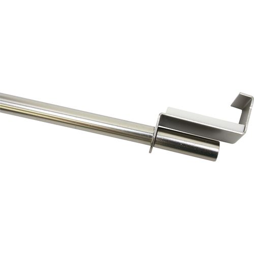 4003018197287 - Scheibenstange Spannvitrage Gardinenstangen Gr L 40 cm - 60 cm Ø 9 mm 1 St 1 läufig grau (titanfarben) Kinder Gardinenstangen für Serie Spannvitrage Ø 79 mm