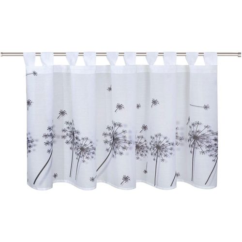 4007863642510 - Scheibengardine Christina Gardinen Gr 50 cm Schlaufen 145 cm grau (anthrazit) Scheibengardinen transparent Gardine HxB 50x145 mit modernem Druckdesign 4007863642510 - Scheibengardine Christina Gardinen Gr 50 cm Schlaufen 145 cm grau (anthrazit) Scheibengardinen transparent Gardine HxB 50x145 mit modernem Druckdesign