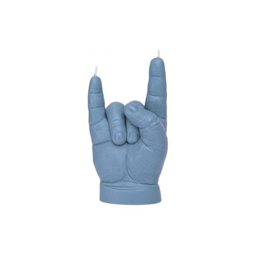 4779040571394 - Formkerze »Mandatus Baby You Rock Candle Hand Grau«