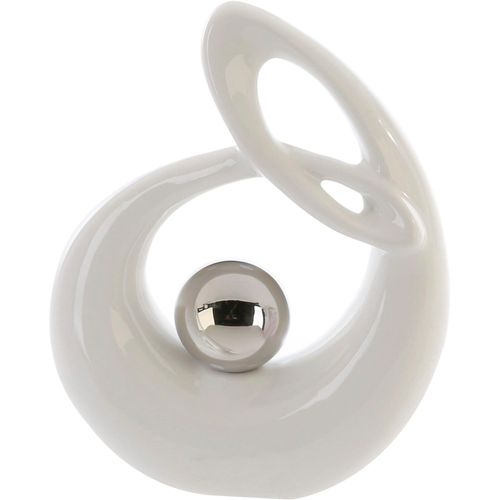 4001250263319 - Wanddekoobjekt GILDE Skulptur Life Wanddekoobjekte Gr B H T 17 cm x 22 cm x 7 cm weiß Wanddekoration