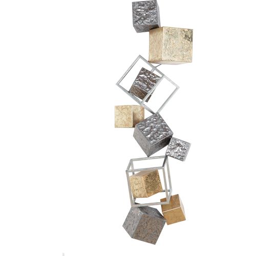 4063387842591 - Wanddekoobjekt CASABLANCA BY GILDE Wandrelief Cubes Wanddekoobjekte Gr B H T 16 cm x 285 cm x 9 cm grau (anthrazitfarben goldfarben) Wanddekoration 4063387842591 - Wanddekoobjekt CASABLANCA BY GILDE Wandrelief Cubes Wanddekoobjekte Gr B H T 16 cm x 285 cm x 9 cm grau (anthrazitfarben goldfarben) Wanddekoration