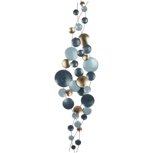 4063387842560 - Wanddekoobjekt CASABLANCA BY GILDE Wandrelief Turquoise Wanddekoobjekte Gr B H T 32 cm x 68 cm x 30 cm blau (türkis) Wanddekoration