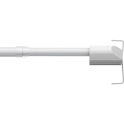 9002777118507 - Scheibenstange GARESA ø 12 mm weiß Ø12mm Gardinenstangen Montage am Fensterrahmen ausziehbar Klemmfunktion ohne Bohren 9002777118507 - Scheibenstange GARESA ø 12 mm weiß Ø12mm Gardinenstangen Montage am Fensterrahmen ausziehbar Klemmfunktion ohne Bohren