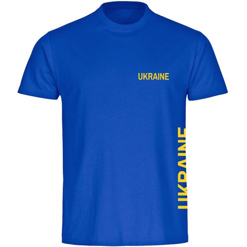 4068859298654 - multifanshop Kinder T-Shirt - Ukraine - Brust & Seite - Druck gelb - Kind 4068859298654 - multifanshop Kinder T-Shirt - Ukraine - Brust & Seite - Druck gelb - Kind