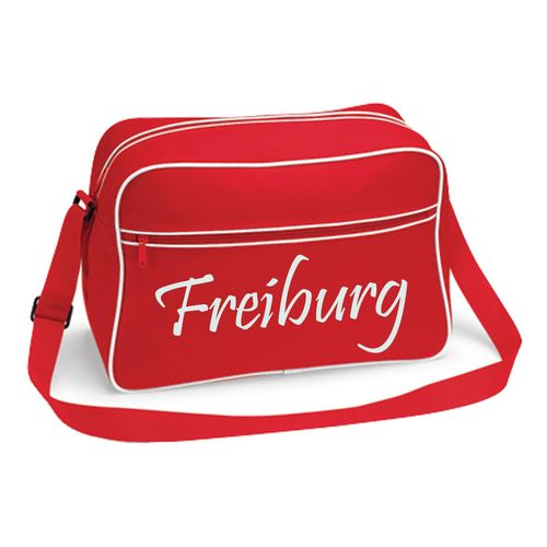 4068859158729 - multifanshop Retrotasche - Freiburg - Schriftzug - Druck weiß - Tasche 4068859158729 - multifanshop Retrotasche - Freiburg - Schriftzug - Druck weiß - Tasche
