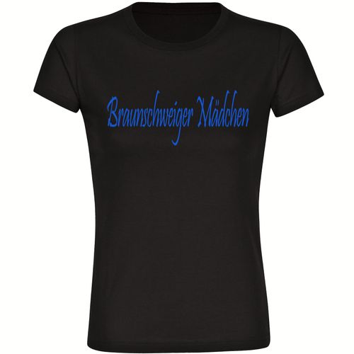 4068859205706 - multifanshop Kinder T-Shirt - Braunschweig - Braunschweiger Mädchen - Druck blau - Kind 4068859205706 - multifanshop Kinder T-Shirt - Braunschweig - Braunschweiger Mädchen - Druck blau - Kind
