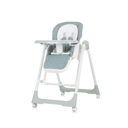 3800931059552 - Kinderhochstuhl 2 in 1 Milk Shake verstellbar Babyschaukel Räder grün