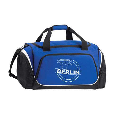 4068859050771 - multifanshop Sporttasche - Berlin blau - Meine Fankurve - Druck weiß - Tasche