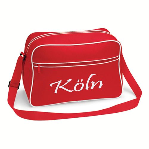 4068859159955 - multifanshop Retrotasche - Köln - Schriftzug - Druck weiß - Tasche 4068859159955 - multifanshop Retrotasche - Köln - Schriftzug - Druck weiß - Tasche