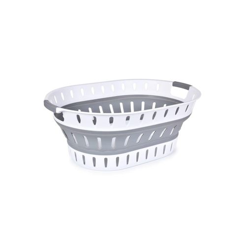 4066914441137 - Wäschekorb Faltbar Wäschesammler Wäschebox Wäschetonne Aufbewahrungskorb Grau 4066914441137 - Wäschekorb Faltbar Wäschesammler Wäschebox Wäschetonne Aufbewahrungskorb Grau