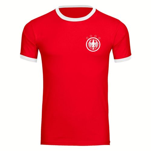 4068859272173 - multifanshop Kontrast T-Shirt - Deutschland - Adler Retro - Druck weiß - Männer 4068859272173 - multifanshop Kontrast T-Shirt - Deutschland - Adler Retro - Druck weiß - Männer