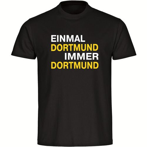 4068859189426 - multifanshop® Herren T-Shirt - Dortmund - Einmal Immer - Druck gelb - Männer 4068859189426 - multifanshop® Herren T-Shirt - Dortmund - Einmal Immer - Druck gelb - Männer