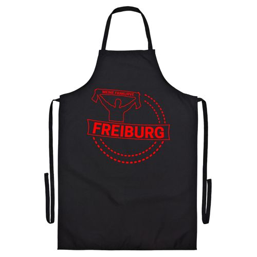 4068859136536 - multifanshop Grillschürze - Freiburg - Meine Fankurve - Druck rot - Schürze 4068859136536 - multifanshop Grillschürze - Freiburg - Meine Fankurve - Druck rot - Schürze