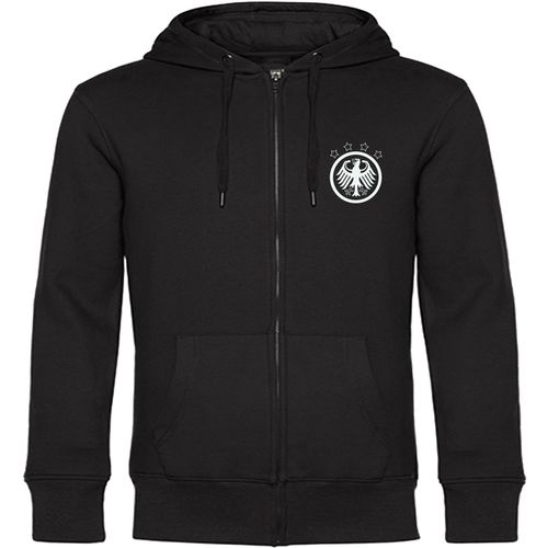 4068859406301 - multifanshop Kapuzen Sweatshirt Jacke - Deutschland - Adler Retro - Druck weiß - Sweat 4068859406301 - multifanshop Kapuzen Sweatshirt Jacke - Deutschland - Adler Retro - Druck weiß - Sweat