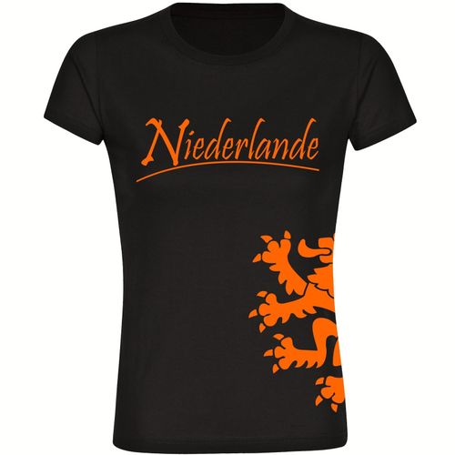 4068859458188 - multifanshop Damen T-Shirt - Niederlande - Löwe seitlich - Druck orange - Frauen 4068859458188 - multifanshop Damen T-Shirt - Niederlande - Löwe seitlich - Druck orange - Frauen