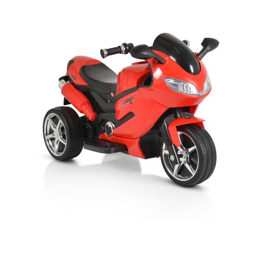 3801005000227 - Kinder Elektromotorrad Comet HZBB-1188 drei Räder Musik MP3 Rückwärtsgang rot