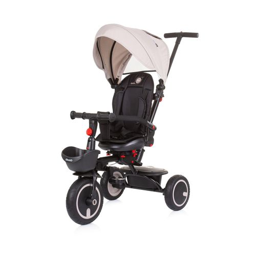 3800931055240 - Dreirad Quick Fold 2 in 1 faltbar Sitz umkehrbar PU-Räder bis 25 kg beige