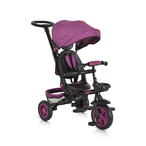 3800146231408 - Byox Tricycle Explore 3 in 1 Dreirad umkehrbarer Sitz Schiebegriff Körbe Pedale violett 3800146231408 - Byox Tricycle Explore 3 in 1 Dreirad umkehrbarer Sitz Schiebegriff Körbe Pedale violett